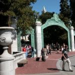Sather Gate at UC Berkeley from a distance