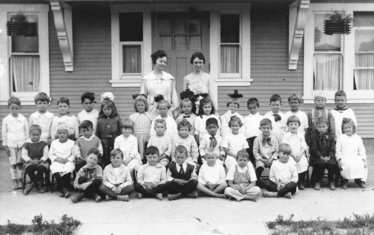 1918_Broadway school kindergarten class_Anaheim
