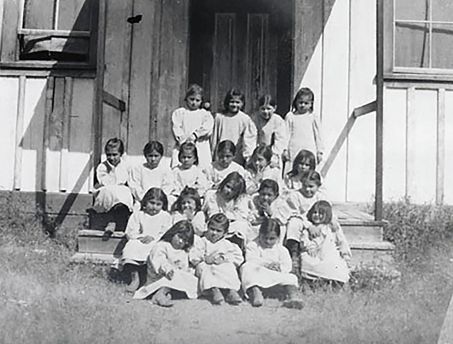 1901 1906 Group Of Native Kindergarten Children