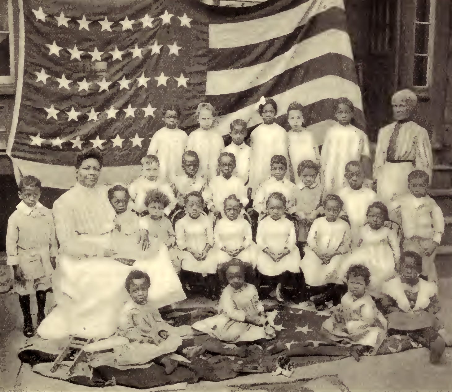 1906 Future American Citizens At The New York Hope Day Nursery