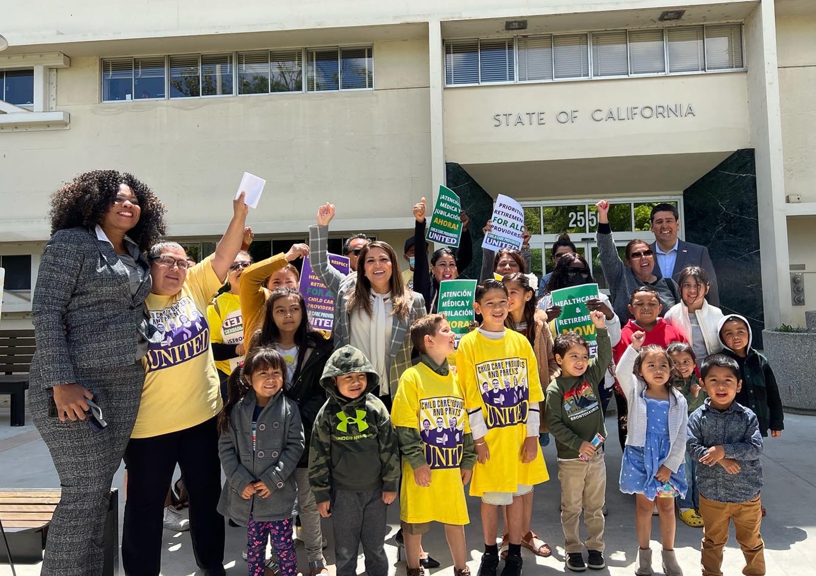 Parents And Providers United For Child Care, A Day Without Child Care Rally, May, 10, 2022