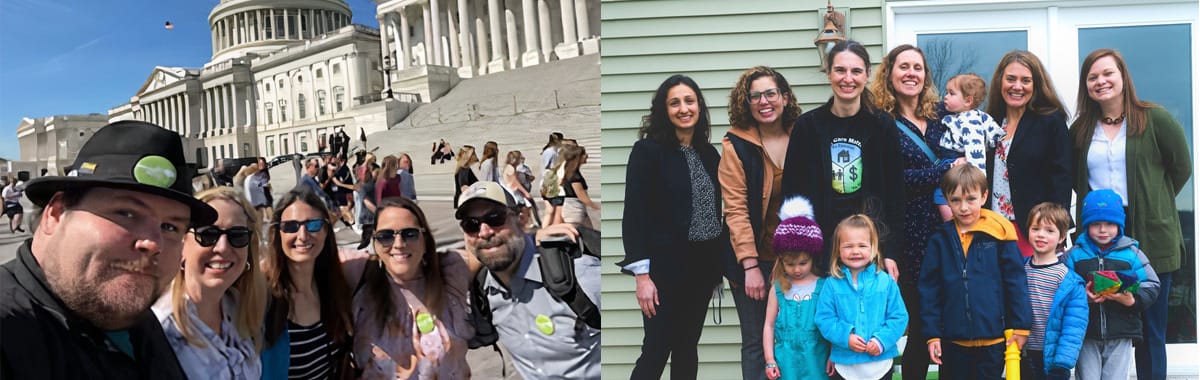 Corrine Hendrickson and other advocates visit to the capitol in Washington and DCF program.png